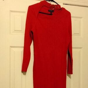 Derek Heart Dress Women 3X Long Sleeve Elegant Party Dinner Y2K Church Holiday